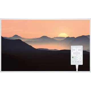 Infrarotheizung HF-HP105 mit Bild 600 W Sonnenaufgang