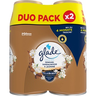 Glade (Brise) Automatic Spray Nachfüller, Raumduft, Sensual Sandalwood & Jasmine, 2er Pack (2 x 269 ml)