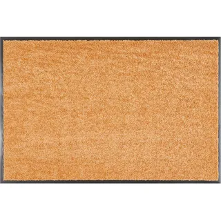 Andiamo Fußmatte »Super Wash & Clean, Made in Belgium« rechteckig, 7 mm Höhe Fussabstreifer, Fussabtreter, Schmutzfangläufer, Schmutzfangmatte, Uni Farben, rutschhemmend, waschbar beige 60 x 90 cm Fußabtreter Türmatte, Matte Gummi