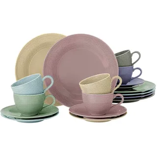 Seltmann Weiden Geschirr-Set »Kaffeeservice Beat Color Glaze 18er Set«