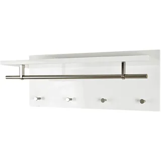 Haku-Möbel Wandgarderobe 42317 75 x 30 cm Weiß