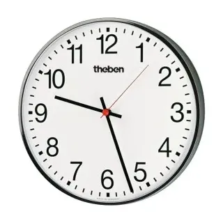 Theben 5009240 KNX Nebenuhr, einseitige Wanduhr, Durchm. 40 cm, arabische Zahlen OSIRIA 241 AR KNX
