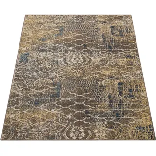 Paco Home Jazz 708 Kurzflorteppich 80 x 150 cm Blau
