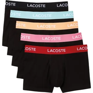 Lacoste 5er-Pack Casual-Trunks, Schwarz M - Schwarz