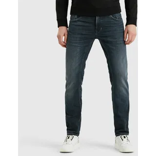 Straight-Jeans PME LEGEND "Commander 3.0 PTR180", Herren, Gr. 32, Länge 36, blau (rsd rinsed), Denim/Jeans, Obermaterial: 94% Baumwolle, 5% Polyester, 1% Elasthan, Jeans Straight-Jeans