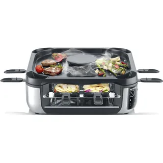 Severin RG 2379 Raclette Grill rauchreduziert 8 Personen 1900 W schwarz/silber