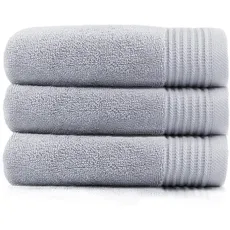 VANZAVANZU Handtücher Badezimmer 3er Pack 100% Baumwolle Handtuch Set Ultra Weiche Gästehandtücher Saugfähig Seiftücher Dickes Luxus Waschlappen Frottee - 40 x 70cm (Lavendel)