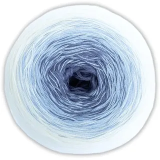 Woolly Hugs Bobbel mit Anleitung, Farbverlaufsgarn 4-fädig, 200g, 800m, Woolly Hugs Bobbel Cotton color 57, zum Stricken oder Häkeln