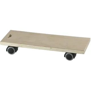 Dörner + Helmer Transportroller Multi, 395mm x 145mm x 70mm, 80kg Tragkraft, Doppelrollen, für Kisten und Möbel