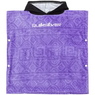 QUIKSILVER Hoody Towel Damen, dusted peri, 100% Baumwolle, Hausmäntel