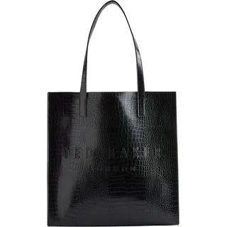 Ted Baker Schultertasche Croccon Croc Effect Icon Bag Jet - Black schwarz - Schwarz