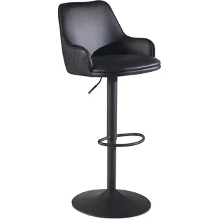 Wohnling Barhocker WL7.009 schwarz Kunstleder, 1 St.