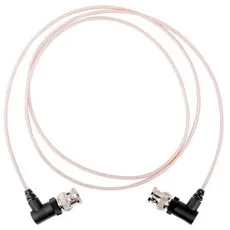NORTH 3G SDI Cable BNC Male-Male 25cm Angled Plugs Extra Thin