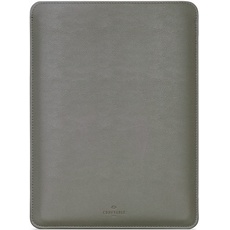 Comfyable Laptop-Hülle 14 Zoll Genau kompatibel mit MacBook Pro 14-in M3 M2 2023 Pro/Max & 2021 M1 A2442 & Alte Version 13-13.3 Zoll MacBook Pro/MacBook Air, Kunstlederhülle, Khaki Green