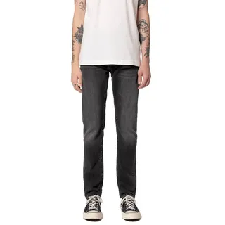 Nudie Jeans Lean Dean Slim Fit Jeans - Dark Grey - 30 - 30