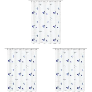 KLEINE WOLKE Duschvorhang Miami 180 x 200 cm blau