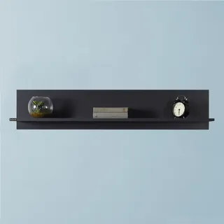 HANAH Home Wandregal 120 x 25 x 20 cm Anthrazit
