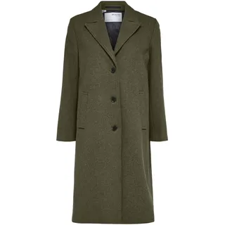 SELECTED FEMME Female Mantel Einreihiger Wollgemisch