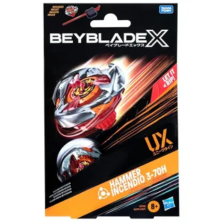 Beyblade X Hammer Incendio 3-70H Starter Pack Kreisel und Starter