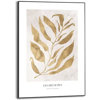 Poster REINDERS "Golden Branch", gold (farbe bild(er): gold), B:50cm H:70cm T:1,6cm, MDF, Bilder, Poster