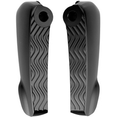 Akozon Paar hintere Fußrasten Pedal Pad Motorrad klappbare Fußstütze Passend für Vespa GT/GTS/GTV(Schwarz)