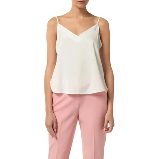 Comma Damen Spaghetti-träger-top aus Satin T-Shirt