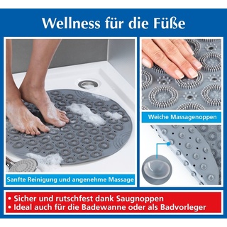 Maximex Duschmatte mit Fußreflexzonenmassage