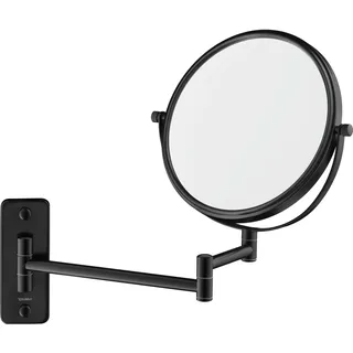 Duravit D-Code Kosmetikspiegel, 3-fach Vergrößerung, 0099124600, 203x310 mm, Schwarz Matt