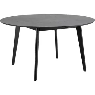 Livetastic Esstisch , Schwarz , Holzwerkstoff , rund , eckig , 140x76x140 cm , Esszimmer, Esstische, Esstische rund