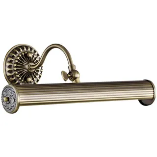 Maytoni Bilderleuchte , Bronzefarben , Metall , länglich , 36x13 cm , Ce , schwenkbar , Lampen & Leuchten, Innenbeleuchtung, Wandleuchten, Bilderleuchten
