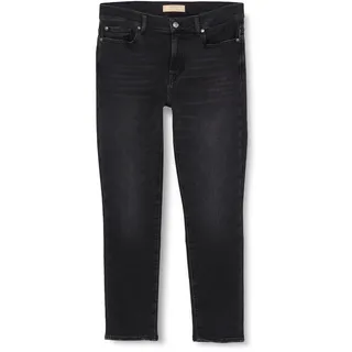 7 For All Mankind Damen Roxanne Luxe Vintage Jeans, Schwarz, 28W / 28L EU