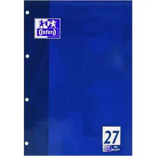 Oxford 100050352 Notizbuch A4 Lineatur 27 liniert Harter Einband)