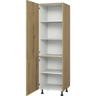 kochstation Unterschrank Vorratsschrank KS-Trea SV60-195 60 x 56 x 195 cm Braun
