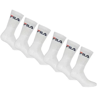 Fila Tennissocken 6 Paar Weiß 35-38