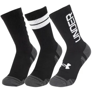 Under Armour Performance Tech Nov 3er Pack) Crew Socken schwarz - MD