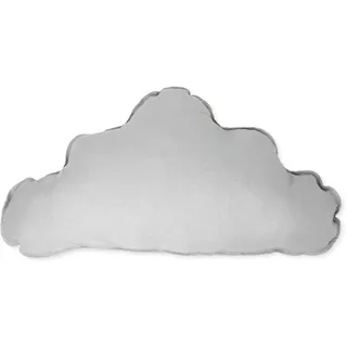 Wolkenförmiges Dekokissen für Kinderzimmer, gepolstertes Kissen für Kinder, handgefertigt, Möbel und Textilien für Kinderzimmer - Hellgrau