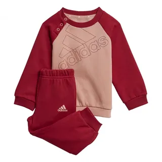 Adidas Unisex Baby I BL FL Jog Set, Top:ambient Blush/Team Victory red Bottom:Team Victory RED/AMBIENT Blush F21, 912M