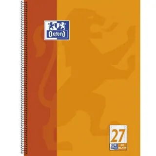 Oxford Collegeblock Liniert und gelocht A4 80 Blatt Orange