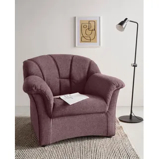 DOMO collection Sessel »Papenburg zeitlose Rückensteppung, elegante Armlehne« in großer Farbvielfalt, lila
