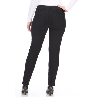 Jeansjeggings KJBRAND "JENNY", Damen, Gr. 48, N-Gr, schwarz, Denim/Jeans, Obermaterial: 78% Baumwolle, 18% Polyester, 4% Elasthan, unifarben, skinny fit lang, Jeans Jeansjeggings, angenehm weiche Quer-Stretch Qualität