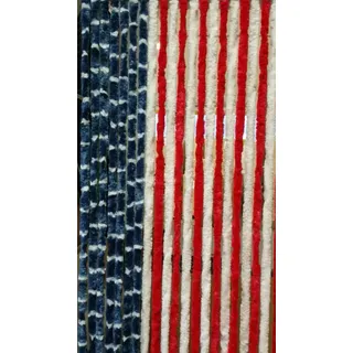 Türvohang Flauschvorhang viele Farben Größen Fliegen Insektenschutz Camping Wohnwagen - USA - 56 - 100 cm X 185 - 220 cm X 185 - 220 cm