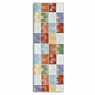 Floordirekt Läufer Capera, Mehrfarbig, Textil, Uni, rechteckig, 80x250 cm, pflegeleicht, Teppiche , Böden, Teppiche, Teppichläufer,