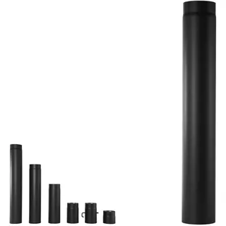 Bertrams Rauchrohre / senotherm® UHT-HYDRO - 950 / 1000 mm, Schwarz)