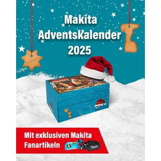 Makita Werkzeug-Adventskalender 2025 schwarz/rot