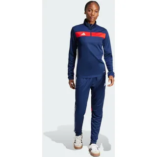 adidas Tiro 25 Essentials Trainingsanzug - Team Navy / Red - L