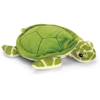 Keel Toys SE6140 Turtle Plüschtier Schildkröte, ca. 25 cm, aus recycelten Materialien, Augen aufgestickt aus Baumwolle, verschieden