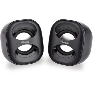 Equip Mini USB Lautsprecher, Schwarz