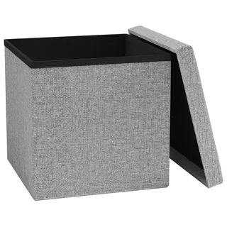 VCM Truhenbank grau 38 x 38 cm