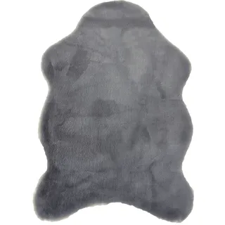 Astra Elda Fellteppich 55 x 80 cm Grau