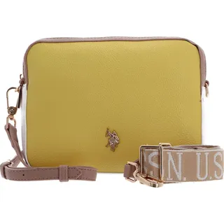 U.S. POLO ASSN. Umhängetasche New Mansion Crossbody Bag Two Zip Lime Combo mehrfarbig - Bunt